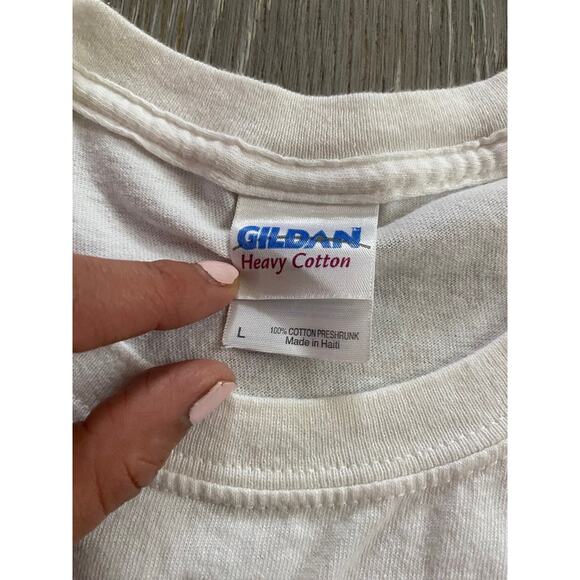 Vintage Old Chicago Beer Yourself Short Sleeve White  T-shirt Unisex Large - Picture 4 of 4